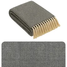 Marrakesch Orient & Mediterran Interior Calix Tagesdecke 125 x 150 cm Dunkelgrau