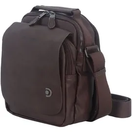 DISCOVERY Schultertasche Polyurethan Braun