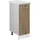 Vicco Apothekerschrank R-Line Medizinschrank für die Küche Artisan-Eiche/Weiß 30 cm AP Marmor