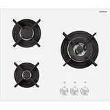 Airlux AV635HWH, Weiß, Integriert, Gaskochfeld, Glas, 3 Zone(n), 3 Zone(n) - Weiß