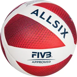 Volleyball offizielle Größe - V900 weiß/rot 5