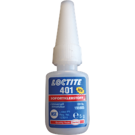 LOCTITE 401 Sofortkleber farblos 5gr Flasche VE12