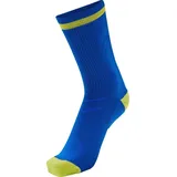 hummel Elite Indoor Socken kurz true blue/blazing yellow 46-48