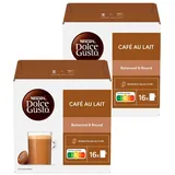 Kaffee-Kapseln Cafe Au Lait Kaffeekapseln 2 Pack 32 St.