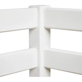 Hoppekids Hochbett Princess 70 x 160 cm Kiefer massiv lackiert rosa