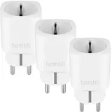 Hombli Smart-Home-Steckdose Weiß 3 St.