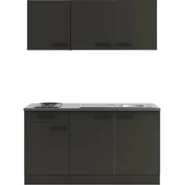 OPTIFIT Madrid420 Miniküche 150 cm Anthrazit