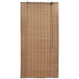 vidaXL Bambusrollo Braun 140x160 cm