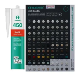 Ramsauer 450 Sanitär 1K Silicon Dichtstoff 310ml Kartusche
