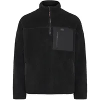 !Solid Troyer SOLID "Plüschjacke SDMcwain", Herren, Gr. XXL, schwarz (true schwarz), Obermaterial: 100% Polyester PES., Jacken Troyer