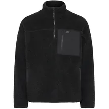 !Solid Troyer SOLID "Plüschjacke SDMcwain", Herren, Gr. XXL, schwarz (true schwarz), Obermaterial: 100% Polyester PES., Jacken Troyer