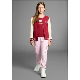 KangaROOS Sweatjacke in bordeaux/beigemeliert | Gr.: 176/182