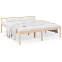 vidaXL Seniorenbett 180x200 cm Massivholz Kiefer