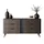 lookway Kommode 163 x 81 x 38 cm Braun/Schwarz