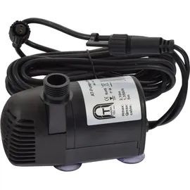 Agora-Tec Agora-Tec® Solar Springbrunne Teich - Pumpe - Set mit Akku und LED Licht 20W-BL-V2.0