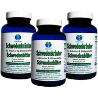 Schwedenkräuter - Schwedenbitter - BITTER KRÄUTER & Bitterstoffe OHNE Alkohol 360 (3x120) Kapseln für Fitness, Wellness & Wohlbefinden NATUR PUR - ohne ZUSATZSTOFFE. 26645-3