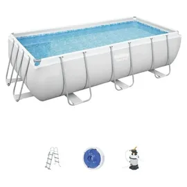 BESTWAY Rahmen-Gartenpool 404 x 201 x 100 cm inkl. Filterpumpe