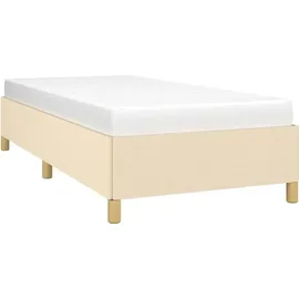 vidaXL Bettgestell 100 x 200 cm Creme