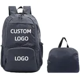 Benutzerdefinierte Logo Wasserdichten Rucksack Leichte Faltbare Rucksack Persönlichkeit Anpassung Im Freien Reisen Wandern Pack Color4,14 inches