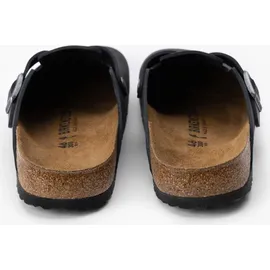 Birkenstock Boston Nubukleder geölt schmal schwarz 42