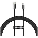 Baseus Schnell-Ladekabel USB für USB-C 100W 1,5m (schwarz) - Schwarz