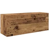 vidaXL Bad-Wandschrank Altholz-Optik 80x25x30 cm Holzwerkstoff,