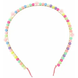Stirnband Inca   Metall Bunt Perlen