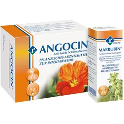 Erkältungsset Angocin(200)+Marrubin(50) 1 Set