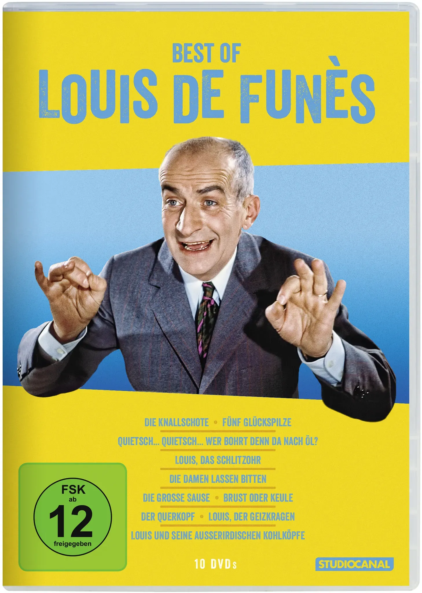 Preisvergleich Produktbild Best of Louis de Funes (10 DVDs)