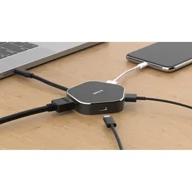 D-Link DUB-M420 4-In-1 USB-C Hub mit HDMI/USB-C Ladeanschluss