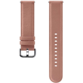 Samsung Galaxy Watch Active2 Lederarmband, Pink Gold