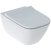 Geberit Smyle Square Set Wand-WC mit WC-Sitz Weiß