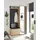 moebel-dich-auf Volam Garderobenschrank 114x197x40 cm Schwarz
