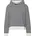 Gestreiftes Sweatshirt Hoodie Blau/Weiß 34
