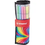 Stabilo Pen 68 ARTY Edition Filzstifte farbsortiert, 25 St.