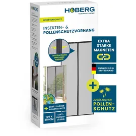 Hoberg Insektenschutz-Vorhang 100 x 210 cm Schwarz