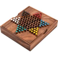 Logoplay Holzspiele Halma Gr. S – Gesellschaftsspiel aus Holz
