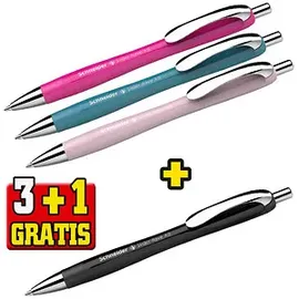Schneider Kugelschreiber Farbsortiert 0,7 mm 4 St.