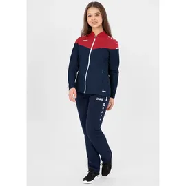 Jako Champ 2.0 Präsentationsjacke Damen marine/chili rot 42