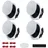 Vevor 4 Einbaulautsprecher Bluetooth 165,1 mm