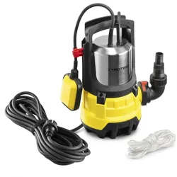 TROTEC Schmutzwasser-Tauchpumpe TWP 9000 ES Edelstahlpumpe 15.000 l/ h 900 Watt Pumpe Gartenpumpe