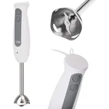 Teesa Handmixer TSA3506 mit Edelstahlklinge 400W, weiß