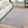 Carpet City "FLAIR177", grau, B:160cm H:11mm L:230cm, Obermaterial: 50% Polyester, 50% Polypropylen, Teppiche, Teppich, Kurzflor-Teppich, Skandi-Stil, Wohnzimmer