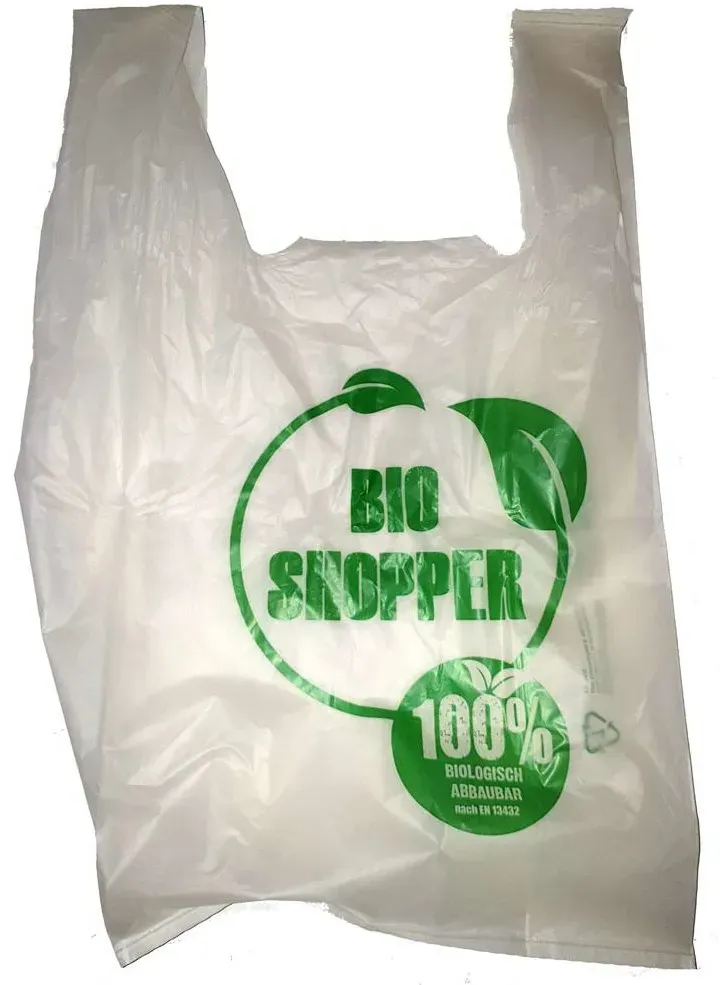 Hemdchentragetaschen Bio-Shopper 270 + 140 x 500 mm natur 50 Stück