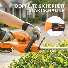 Outsunny Elektro-Heckenschere 94 cm ohne Akku