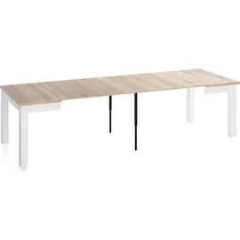 WFL GROUP Quadratischer Esstisch 80 x 77 x 80 cm braun