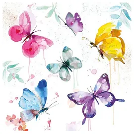 Ambiente Home Ambiente Motivserviette 33x33cm Schmetterlinge 8712159177633 Ambiente 20 Stück