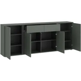 Home Affaire Sideboard 203,2 x 81,9 x 40 cm grün