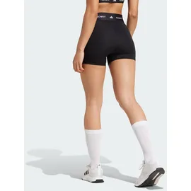 adidas TECHFIT Stay In Play Kurze Leggings Schwarz XXS