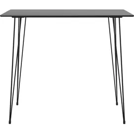 vidaXL Bartisch 120 x 60 x 105 cm Schwarz